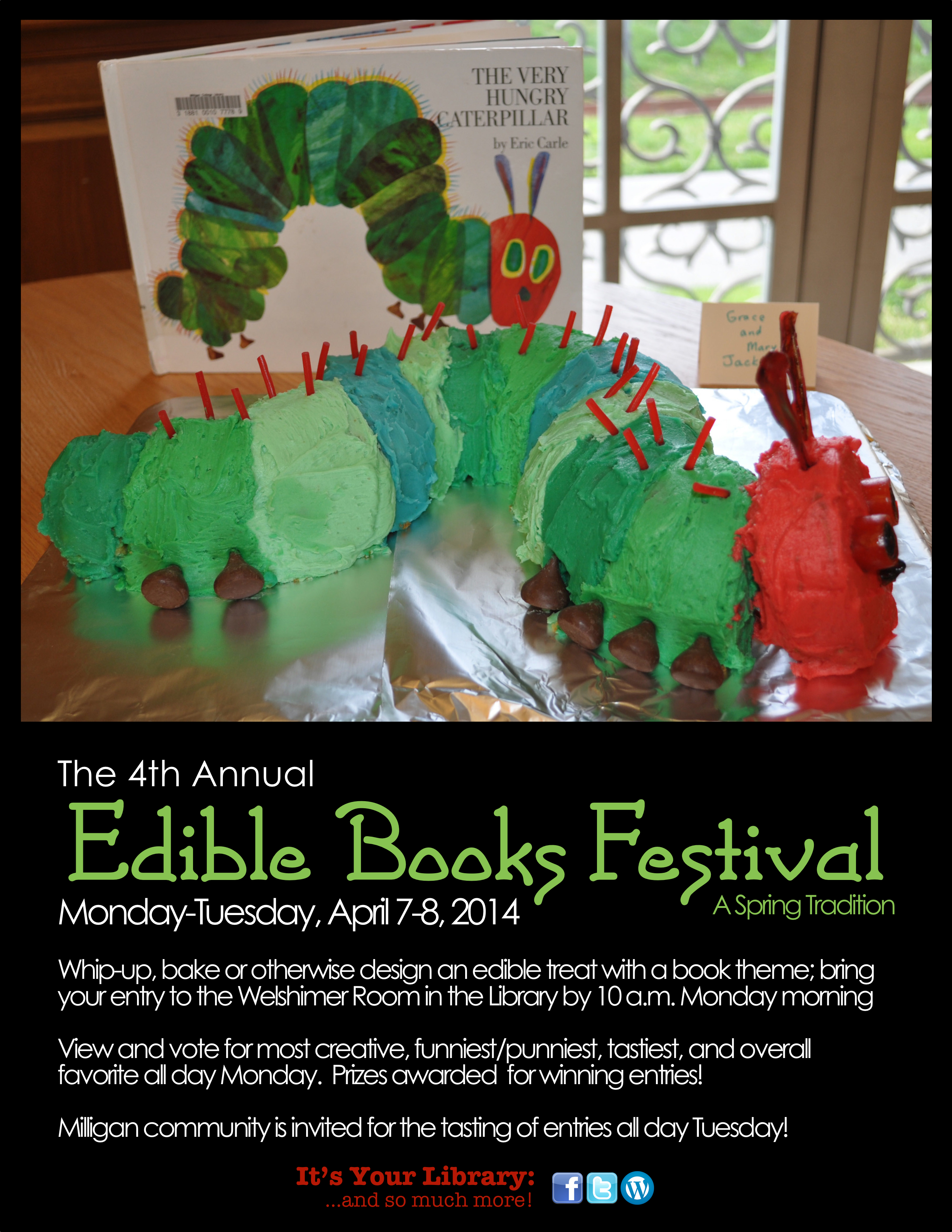 2014 Edible Books Poster